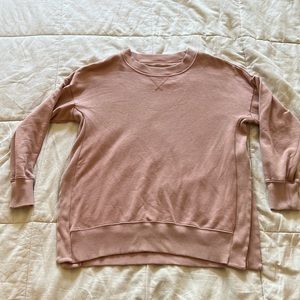 Aerie Crewneck Sweatshirt with Slits